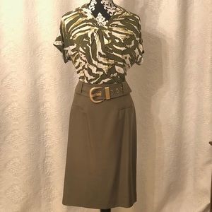 Shirt and skirt set, Carlisle brand women’s 14